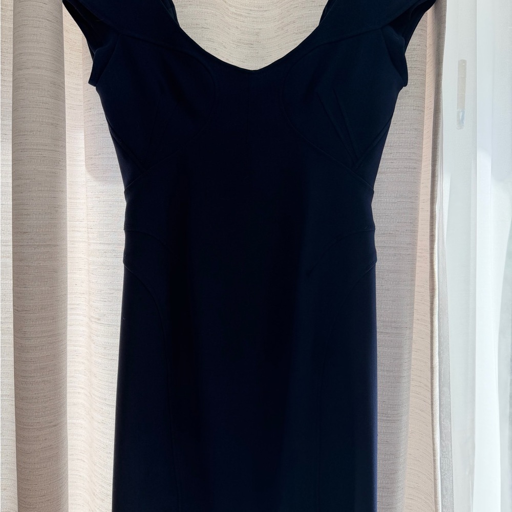 Zac Posen Rich Blue Mini Dress